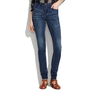 Madewell Skinny Skinny High Riser Jeans In River Wash