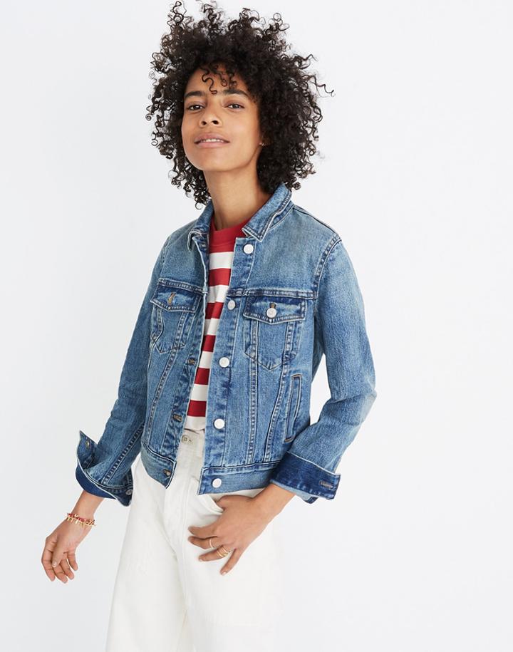 Madewell The Shrunken Stretch Jean Jacket