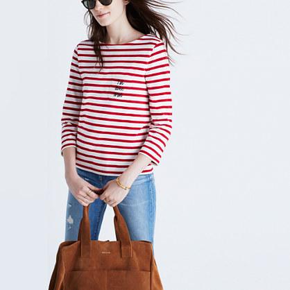Madewell Madewell Et Sézane® Toi Avec Moi Long-sleeve Tee