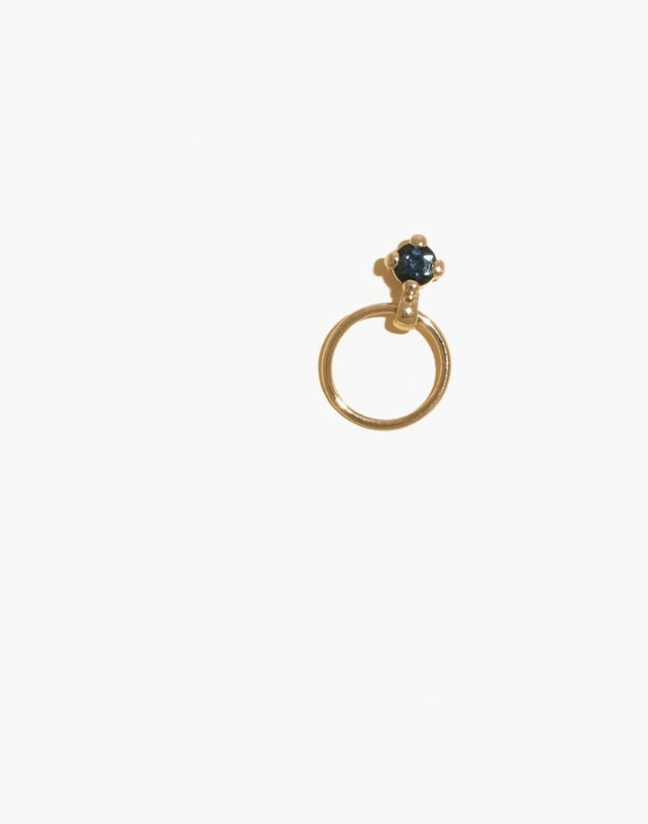 Madewell Winden 14k Gold Rachel Single Tourmaline Earring