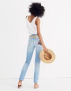 Madewell The Perfect Summer Jean: Strawberry Embroidered Edition