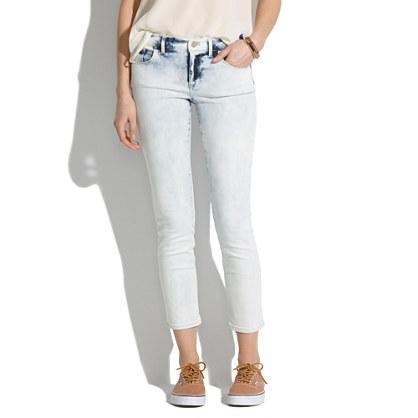 Madewell Skinny Skinny Crop Jeans In Light Storm