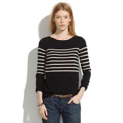 Madewell Stripeblock Gamine Sweater | LookMazing