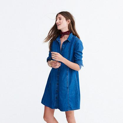 Madewell Denim A-line Shirtdress