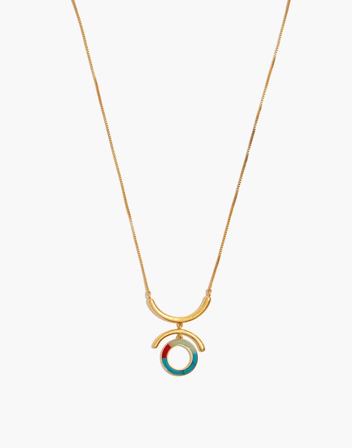 Madewell Desert Sunset Mobile Pendant Necklace