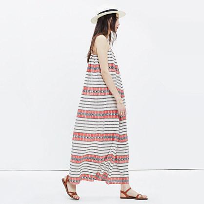 Madewell Sicily Cover-up Dress In Totem Stripe