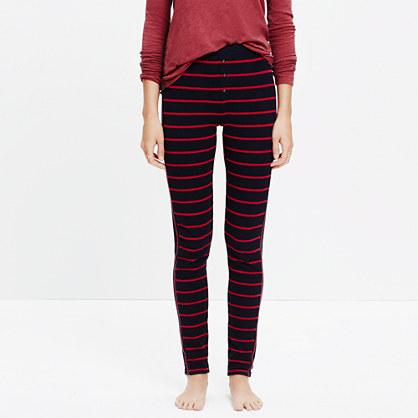 Madewell Striped Sleep Leggings
