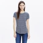 Madewell Whisper Cotton Crewneck Tee In Morelia Stripe
