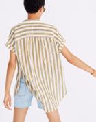 Madewell Central Tunic Shirt In Williams Stripe