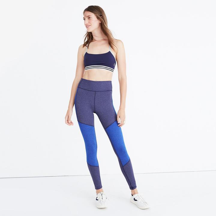 Madewell Adidas Performer Mid-rise Three-quarter Leggings