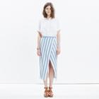 Madewell Striped Overlay Maxi Skirt
