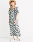 Madewell Gibraltar Cover-up Maxi Dress In Mini Palms