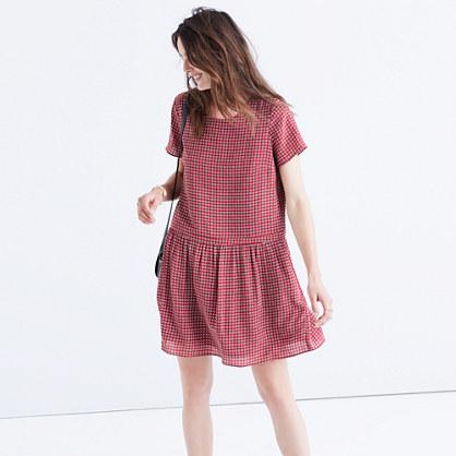 Madewell Silk Ascot Tile Dress