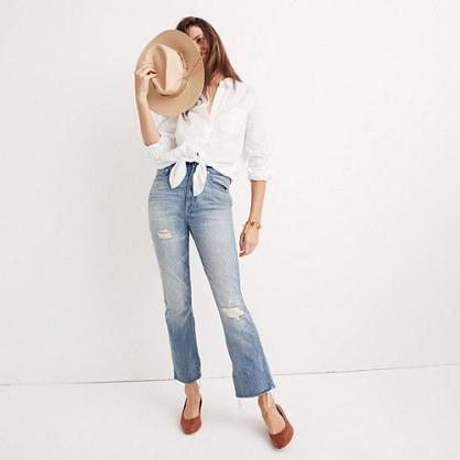 Madewell Rigid Demi-boot Crop Jeans