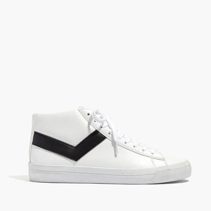 Madewell Pony® Topstar Hi Leather High-top Sneakers