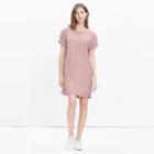 Madewell Filmscore Short-sleeve Dress In Gingham Check