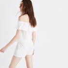Madewell Off-the-shoulder Cover-up Romper