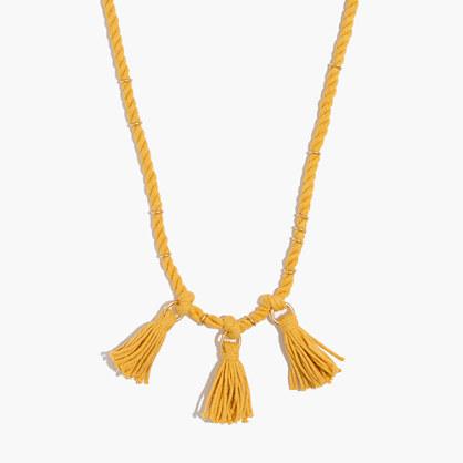 Madewell Tasseled Cord Necklace