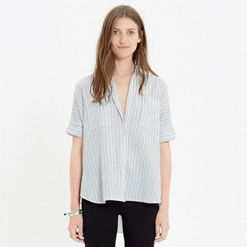 Madewell Courier Shirt In Stripe