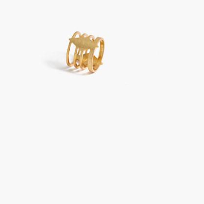Madewell Flat Diamond Illusion Ring