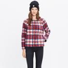 Madewell Brushed Plaid Pullover Top
