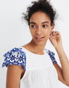 Madewell Embroidered Story Top