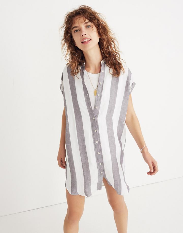 Madewell Maywood Stripe Shirtdress