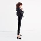 Madewell 9 High-rise Skinny Jeans: Velvet Tuxedo Stripe Edition
