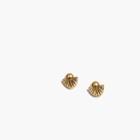 Madewell Etched Scallop Stud Earrings