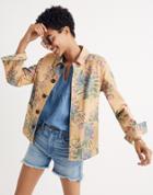 Madewell Tailored Workwear Jacket In Painted Blooms
