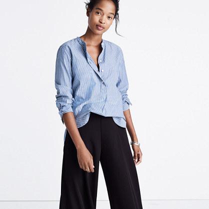 Madewell Popover Tunic Shirt In Bartlett Stripe