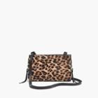 Madewell The Twin-pouch Crossbody In Leopard