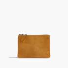 Madewell The Leather Pouch Wallet In Curry Powder