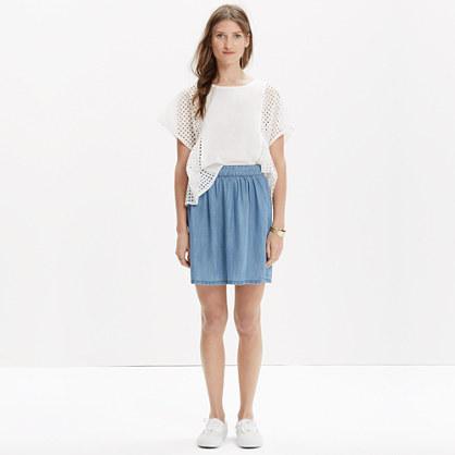 Madewell Faded Indigo Skirt