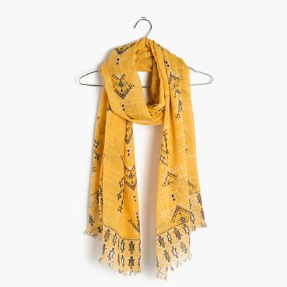 Madewell Folkstitch Scarf