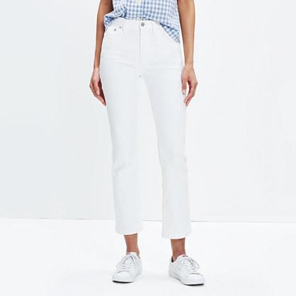 Madewell Cali Demi-boot Jeans In White