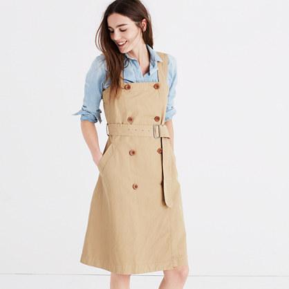 Madewell Khaki Trench Dress
