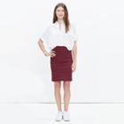 Madewell City Skirt In Sailor Stripe