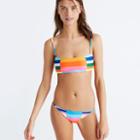 Madewell Mara Hoffman&reg; Spaghetti-side Bikini Bottom In Vela Print
