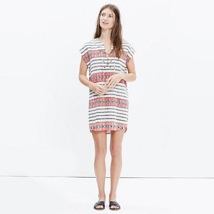Madewell Catarina Cover-up Tunic In Totem Stripe