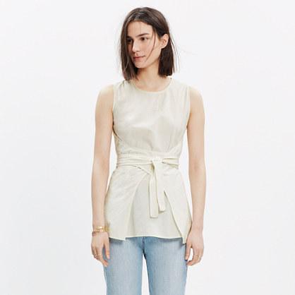 Madewell Caron Callahan™ Sleeveless Tie Top