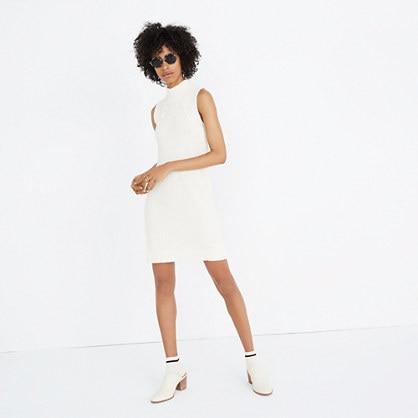 Madewell Stitch-mix Mockneck Sweater Dress