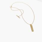 Madewell Rivet & Thread Id Pendant Necklace