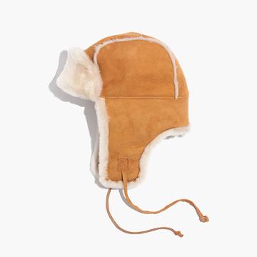 Madewell Madewell & Owen Barry&trade; Shearling Trapper Hat
