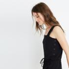 Madewell Side-button Drawstring Romper