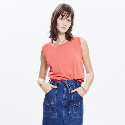 Madewell Whisper Cotton Crewneck Muscle Tank