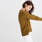 Madewell Brownstone Side-button Sweater