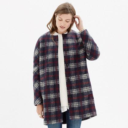 Madewell Plaid Estate Coat