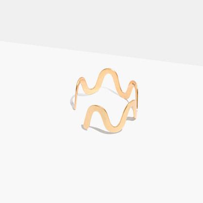 Madewell Wave Cuff Bracelet