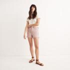 Madewell High-rise Denim Shorts: Garment-dyed Edition